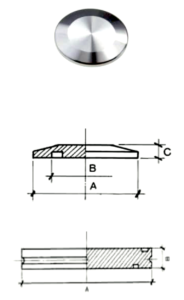 Flange cieche con schema